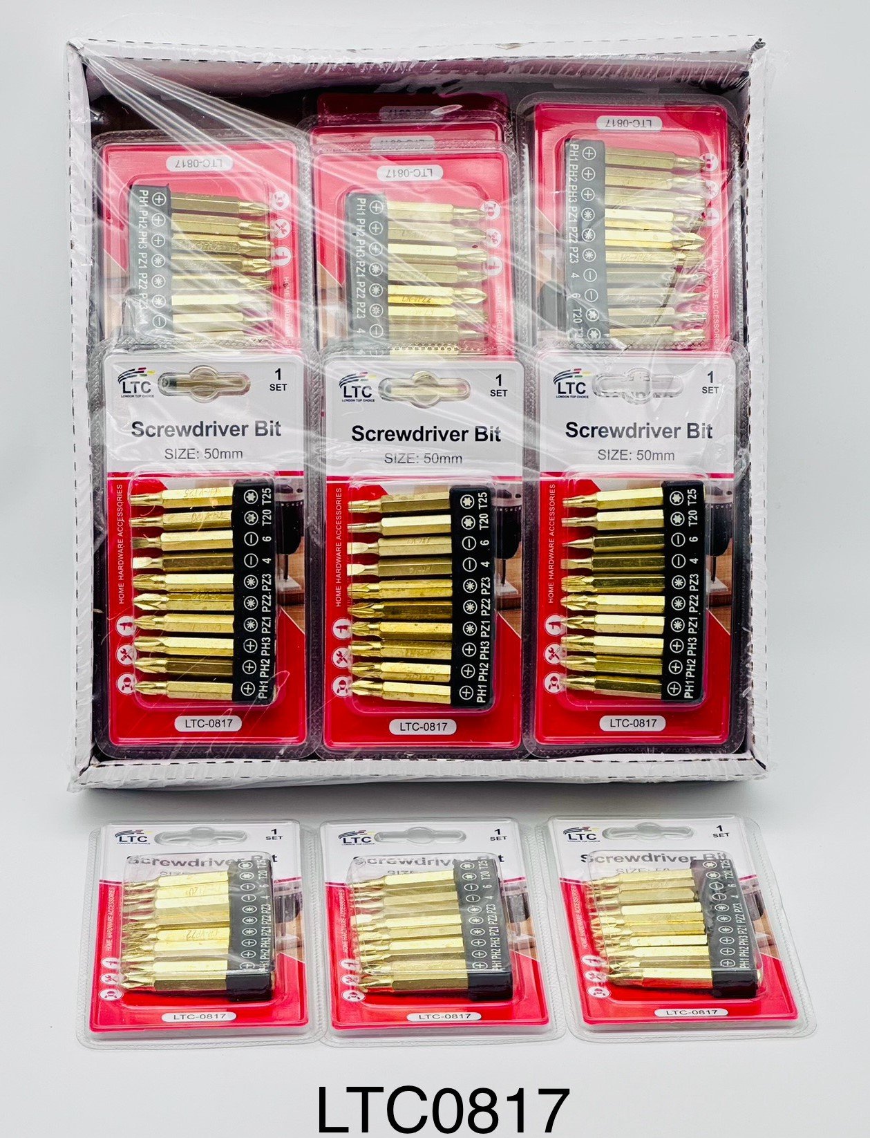 50mm 1Set Screwdriver Bit-LTC-0817