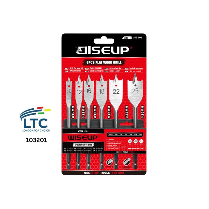 6Pcs Woodworking Drill bit set-103201