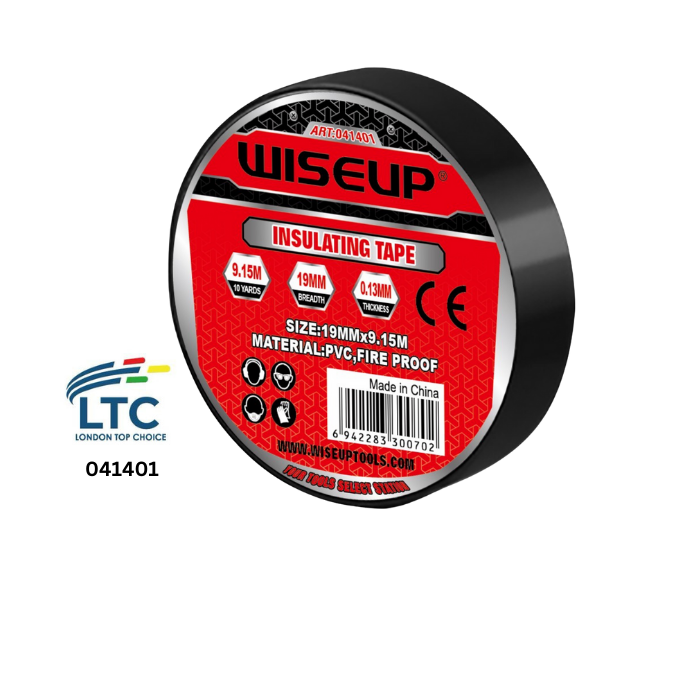 Black Flame retardant electronic tape-041401